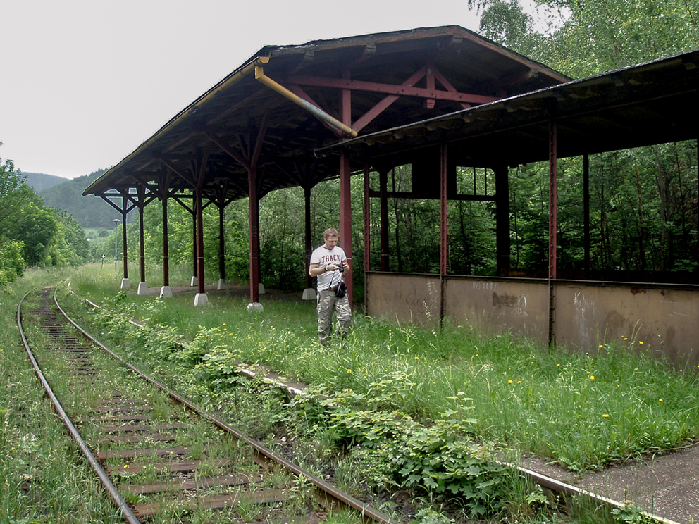 Stacja kolejowa, Jedlina Górna. 2007 r.